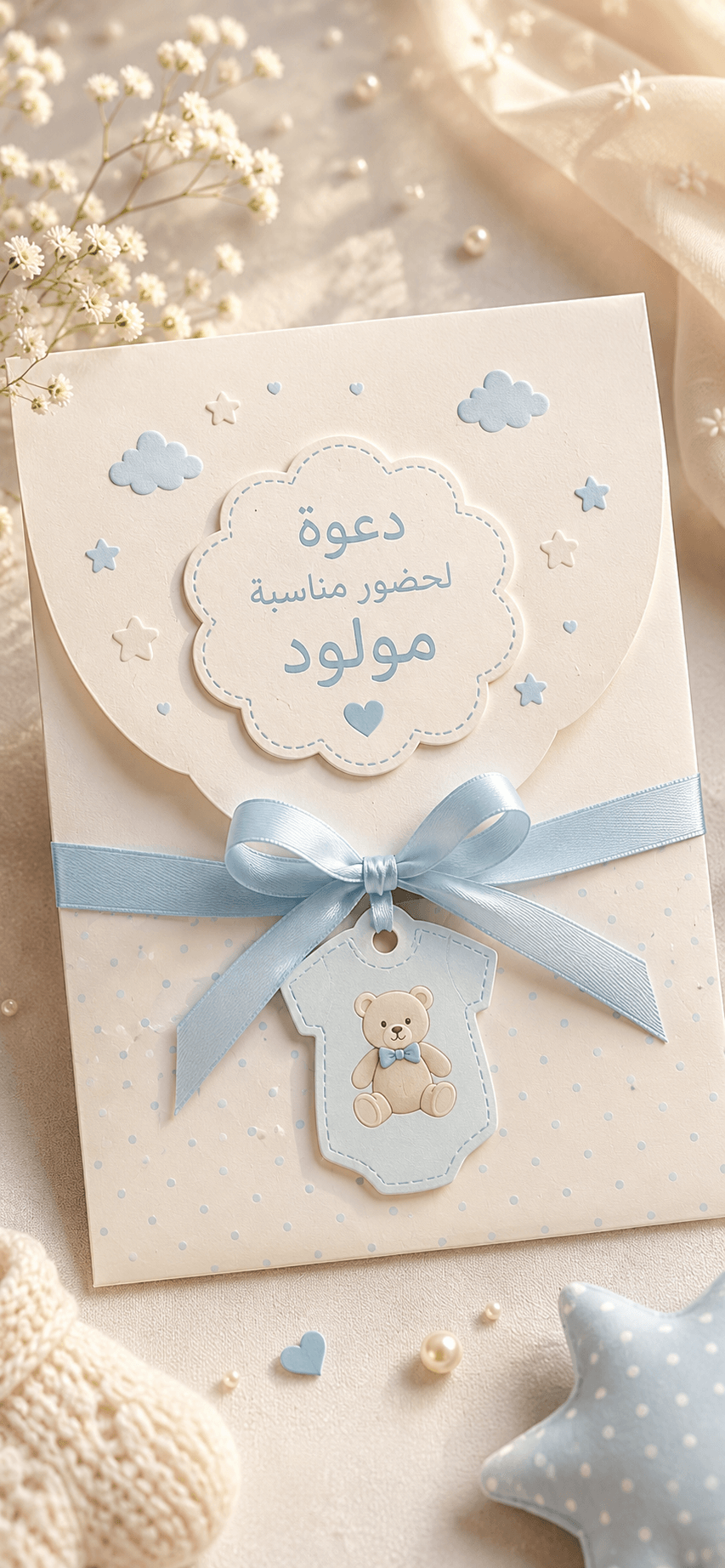 قالب دعوة مولود